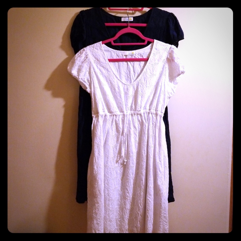 2 C&C California Summer Eyelet Dresses